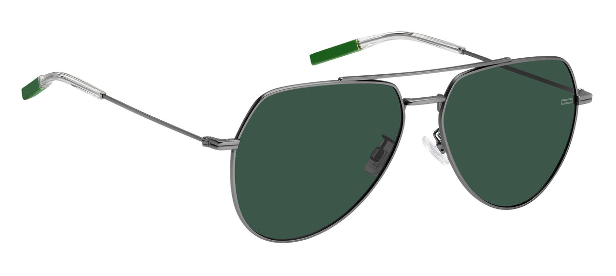 Tommy Hilfiger TJ 0064/F/S Matte Dark Ruthenium/ Green
