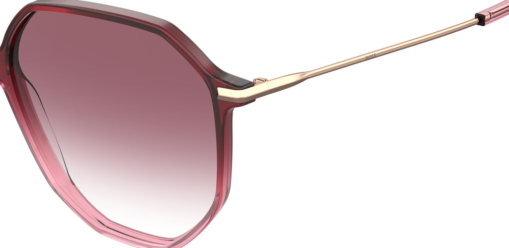 BOSS 1329/S 2LN 3X 58 Shaded Burgundy 
Pink Lenses