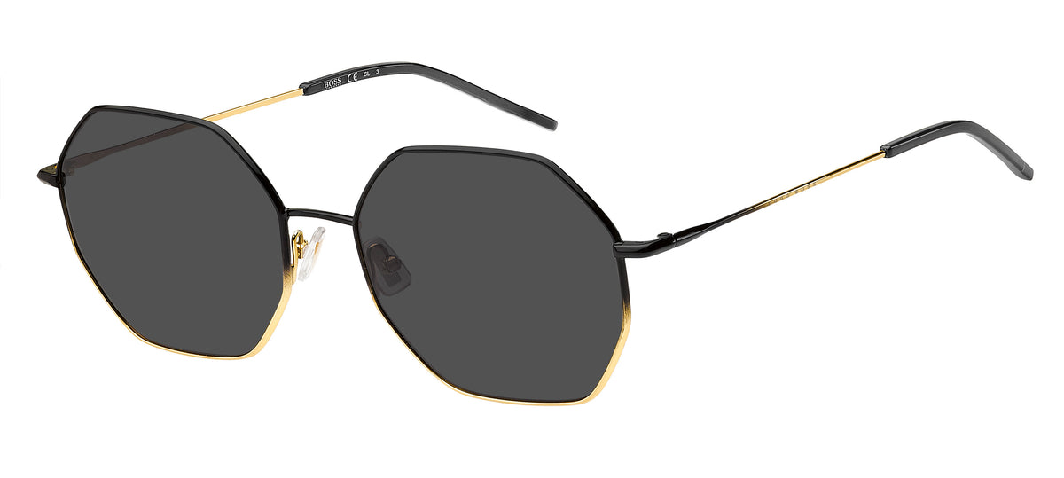 BOSS 1329/S Black/ Dark Grey Shaded
