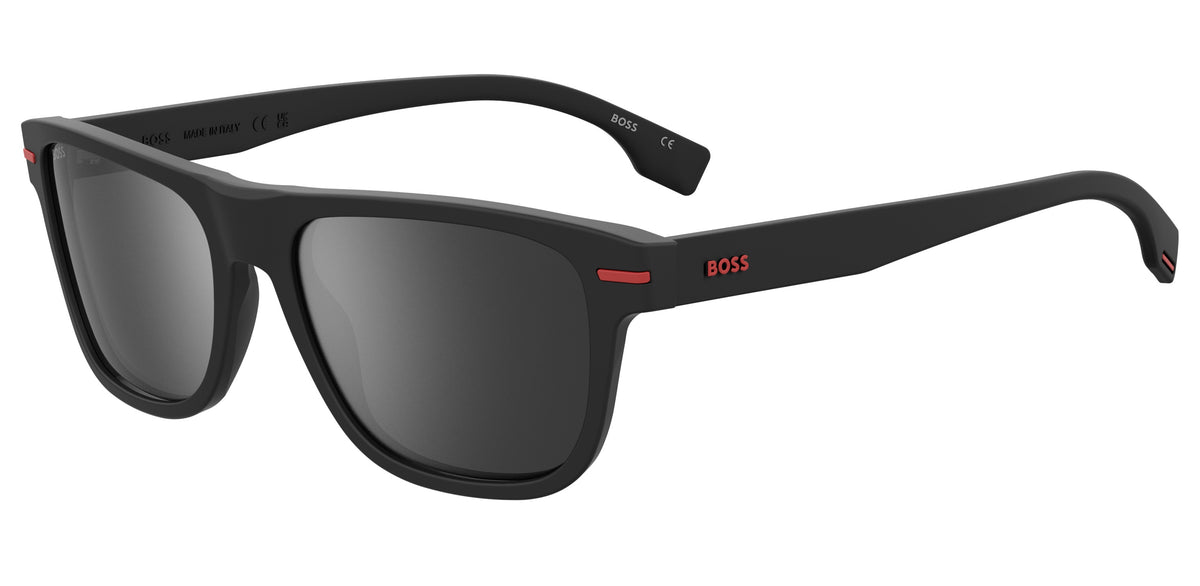 BOSS 1322/S Matte Black Red/ Silver Mirror