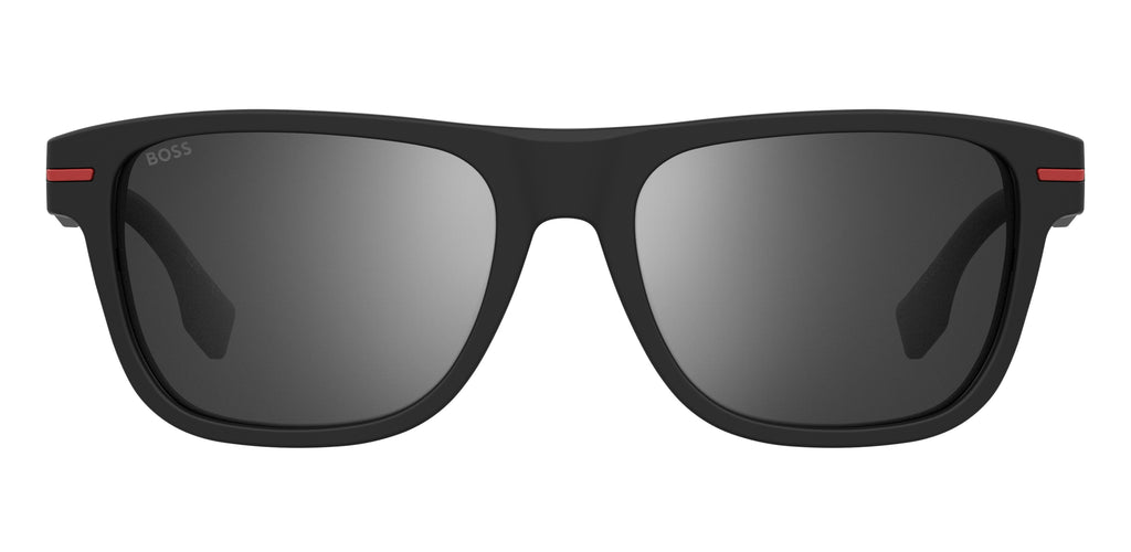 BOSS 1322/S Matte Black Red/ Silver Mirror