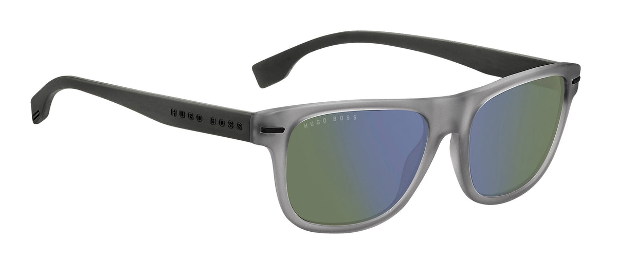 BOSS 1322/S RIW HZ 55 Matte Grey 
Green Blue Mirror Lenses