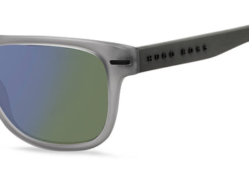 BOSS 1322/S RIW HZ 55 Matte Grey 
Green Blue Mirror Lenses