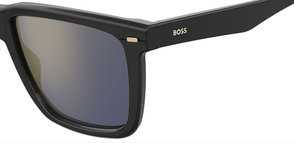 BOSS 1317/S Black/ Gold Mirror 55 / Plastic / Acetate