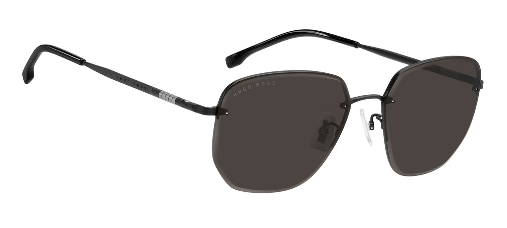 BOSS 1344/F/SK Matte Black/ Grey