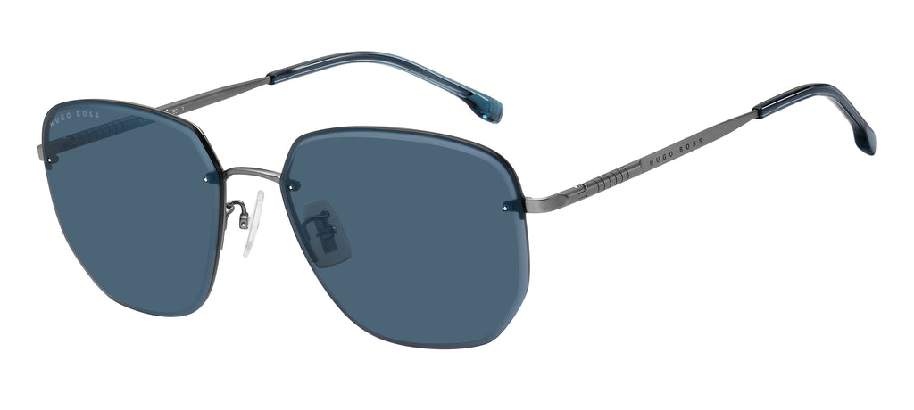 BOSS 1344/F/SK KJ1 KU 60 Dark Ruthenium 
Blue Avio Lenses