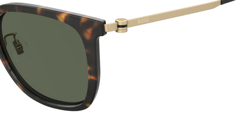 BOSS 1347/F/SK 086 QT 54 Havana 
Green Lenses