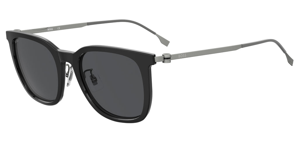 BOSS 1347/F/SK TI7 IR 54 Matte Black Ruthenium 
Grey Lenses