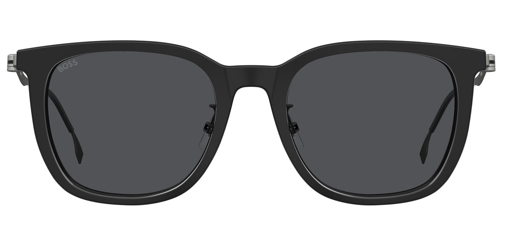 BOSS 1347/F/SK TI7 IR 54 Matte Black Ruthenium 
Grey Lenses