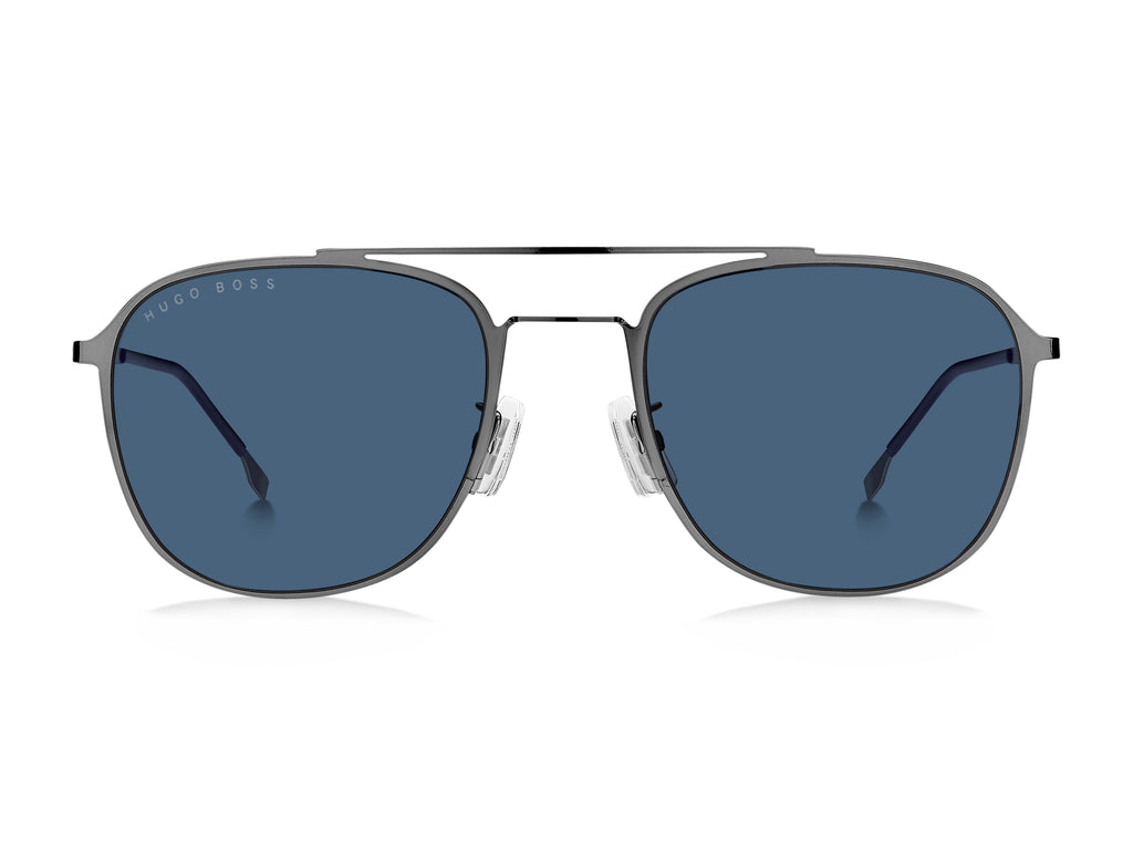 BOSS 1349/F/S KJ1 KU 55 Dark Ruthenium 
Blue Avio Lenses