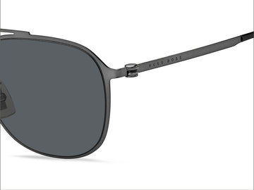BOSS 1349/F/S Matte Ruthenium Black/ Grey
