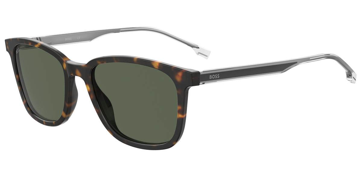 BOSS 1314/S Havana Dark Ruthenium/ Green