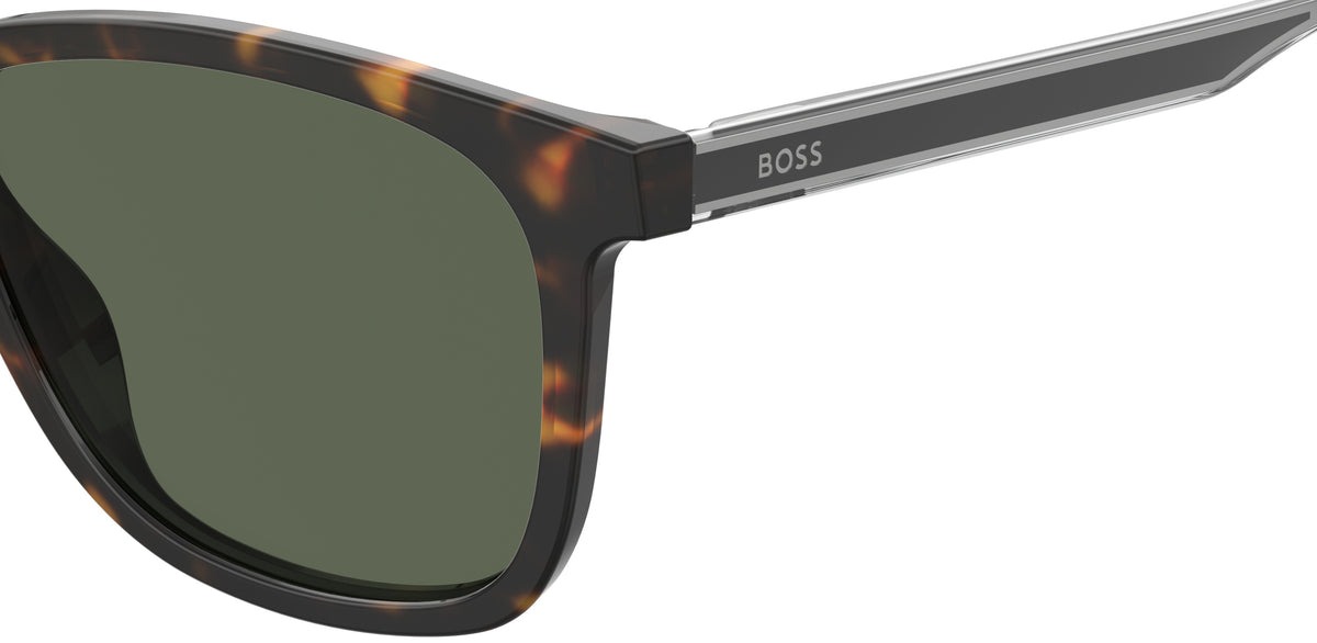BOSS 1314/S Havana Dark Ruthenium/ Green