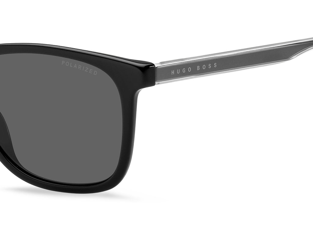 Hugo Boss BOSS 1314/S Black Dark Ruthenium/ Grey Polarized