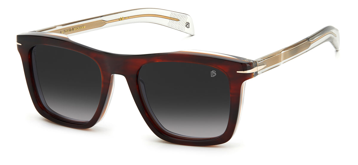 David Beckham DB 7000/S Brown Horn/ Grey Lens