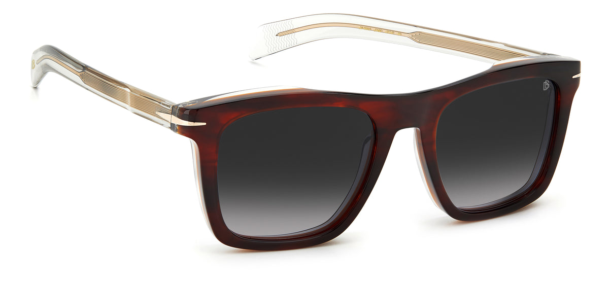 David Beckham DB 7000/S Brown Horn/ Grey Lens