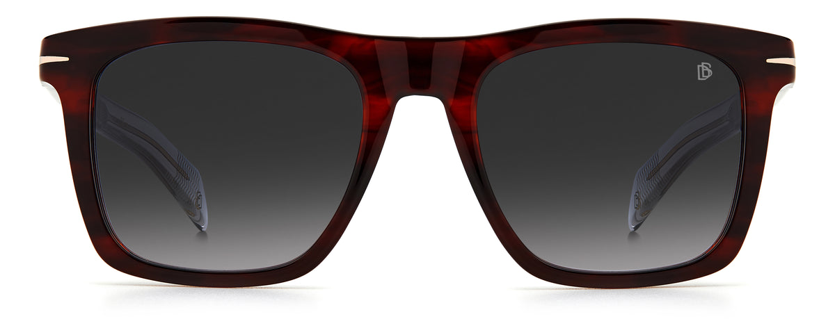 David Beckham DB 7000/S Brown Horn/ Grey Lens