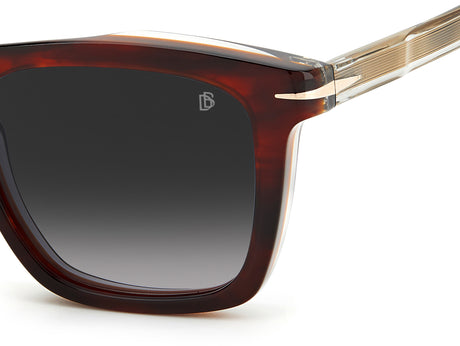 David Beckham DB 7000/S Brown Horn/ Grey Lens