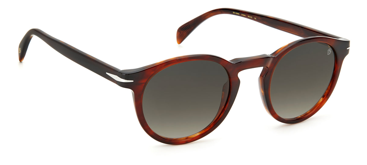 David Beckham DB 1036/S Brown Striped Havana/ Brown Lens 49 / Plastic / Acetate
