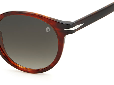 David Beckham DB 1036/S Brown Striped Havana/ Brown Lens 49 / Plastic / Acetate