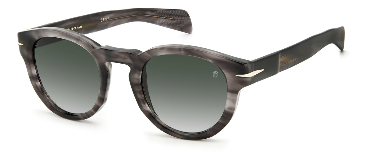 David Beckham DB 7041/S Grey Horn/ Green Lens