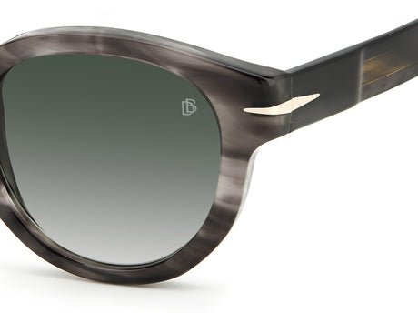 David Beckham DB 7041/S Grey Horn/ Green Lens