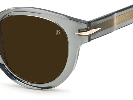 David Beckham DB 7041/S Grey Gold/ Brown Lens