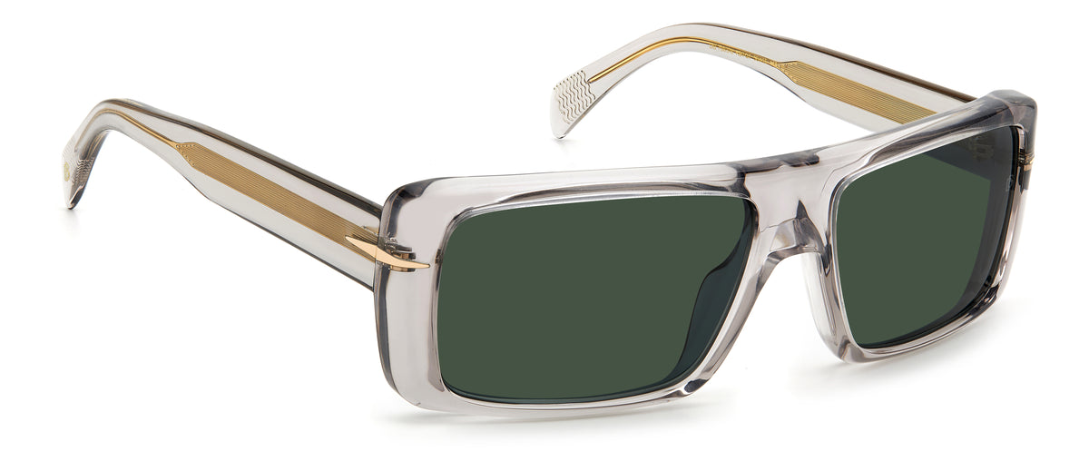 David Beckham DB 7063/S Grey/ Green Lens 58 / Plastic / Acetate