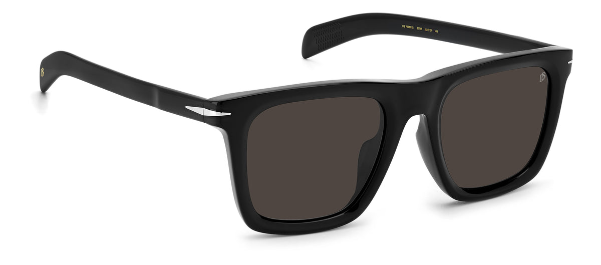 David Beckham DB 7066/F/S Black/ Grey Lens