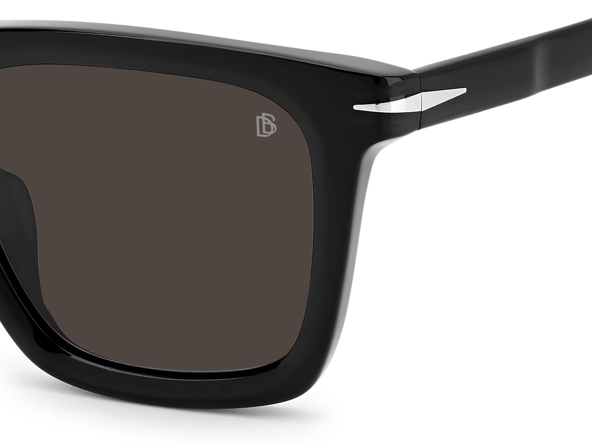 David Beckham DB 7066/F/S Black/ Grey Lens