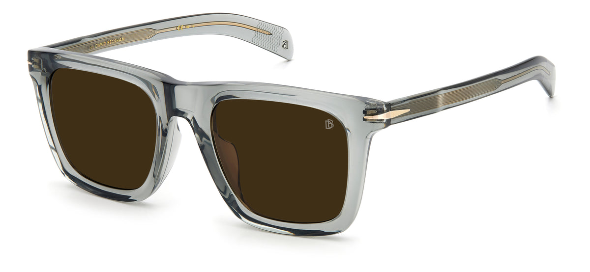 David Beckham DB 7066/F/S Grey Gold/ Brown Lens 53 / Plastic / Acetate