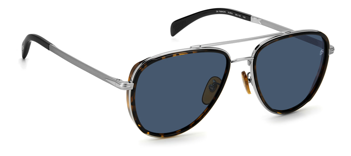 David Beckham DB 7068/G/S Ruthenium Havana/