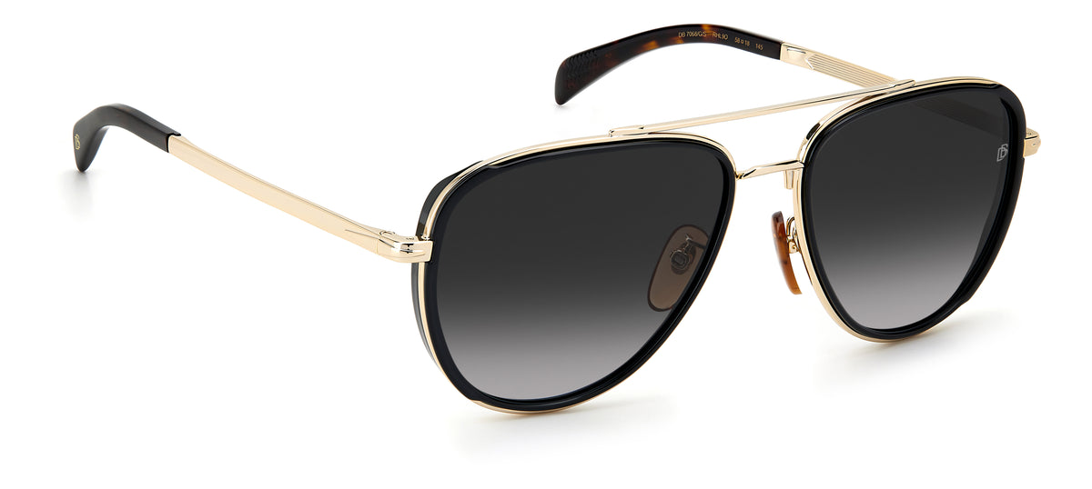David Beckham DB 7068/G/S Gold Black_/ Grey Lens