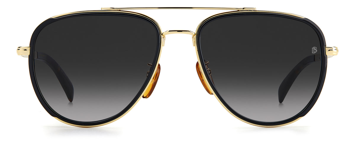 David Beckham DB 7068/G/S Gold Black_/ Grey Lens