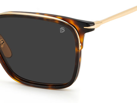 David Beckham DB 7065/F/S Gold Havana/ Grey Lens 56 / Plastic / Acetate