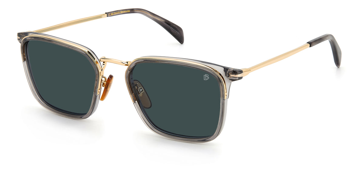 David Beckham DB 7065/F/S Gold Grey/ Blue Lens