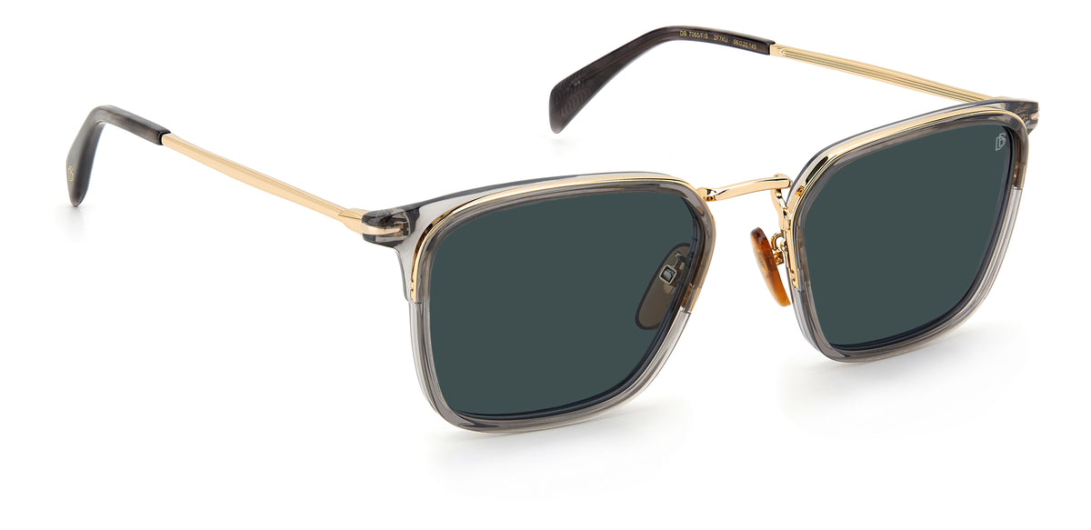 David Beckham DB 7065/F/S Gold Grey/ Blue Lens