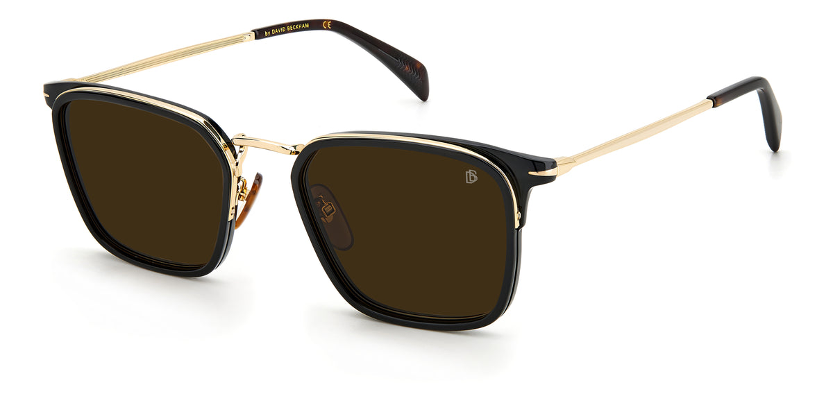 David Beckham DB 7065/F/S Gold Black_/ Brown Lens