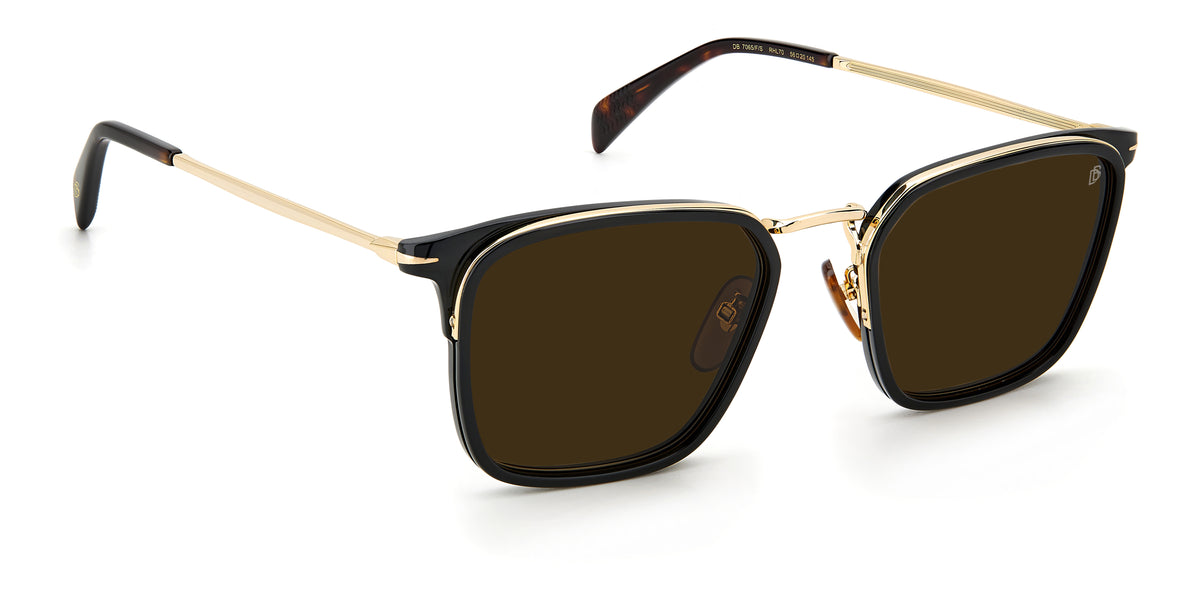 David Beckham DB 7065/F/S Gold Black_/ Brown Lens