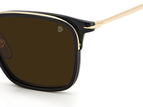 David Beckham DB 7065/F/S Gold Black_/ Brown Lens