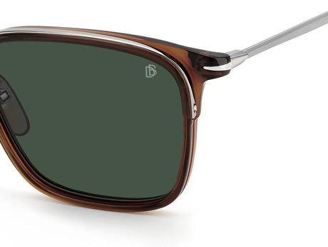 David Beckham DB 7065/F/S Ruthenium Brown/ Green Lens