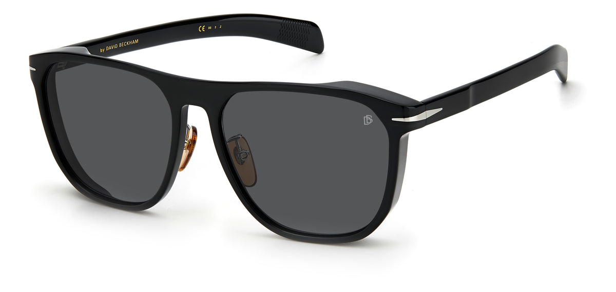 David Beckham DB 7064/F/S Black/ Grey Lens Polarised