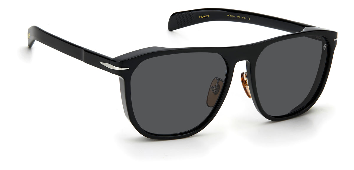 David Beckham DB 7064/F/S Black/ Grey Lens Polarised