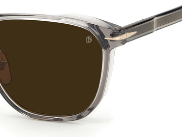 David Beckham Sunglasses DB 7064/F/S Grey/ Brown Lens