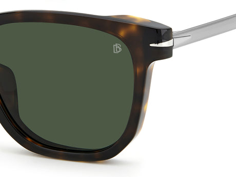 David Beckham DB 7067/F/S Havana Ruthenium/ Green Lens Polarised 55 / Plastic / Acetate