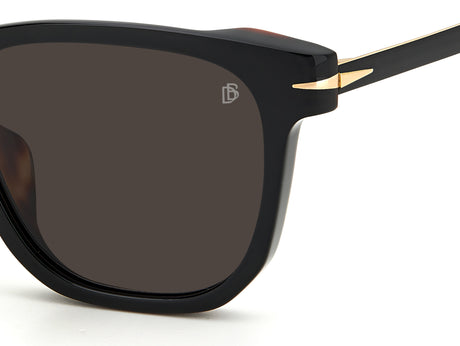 David Beckham DB 7067/F/S Black Havana/ Grey Lens