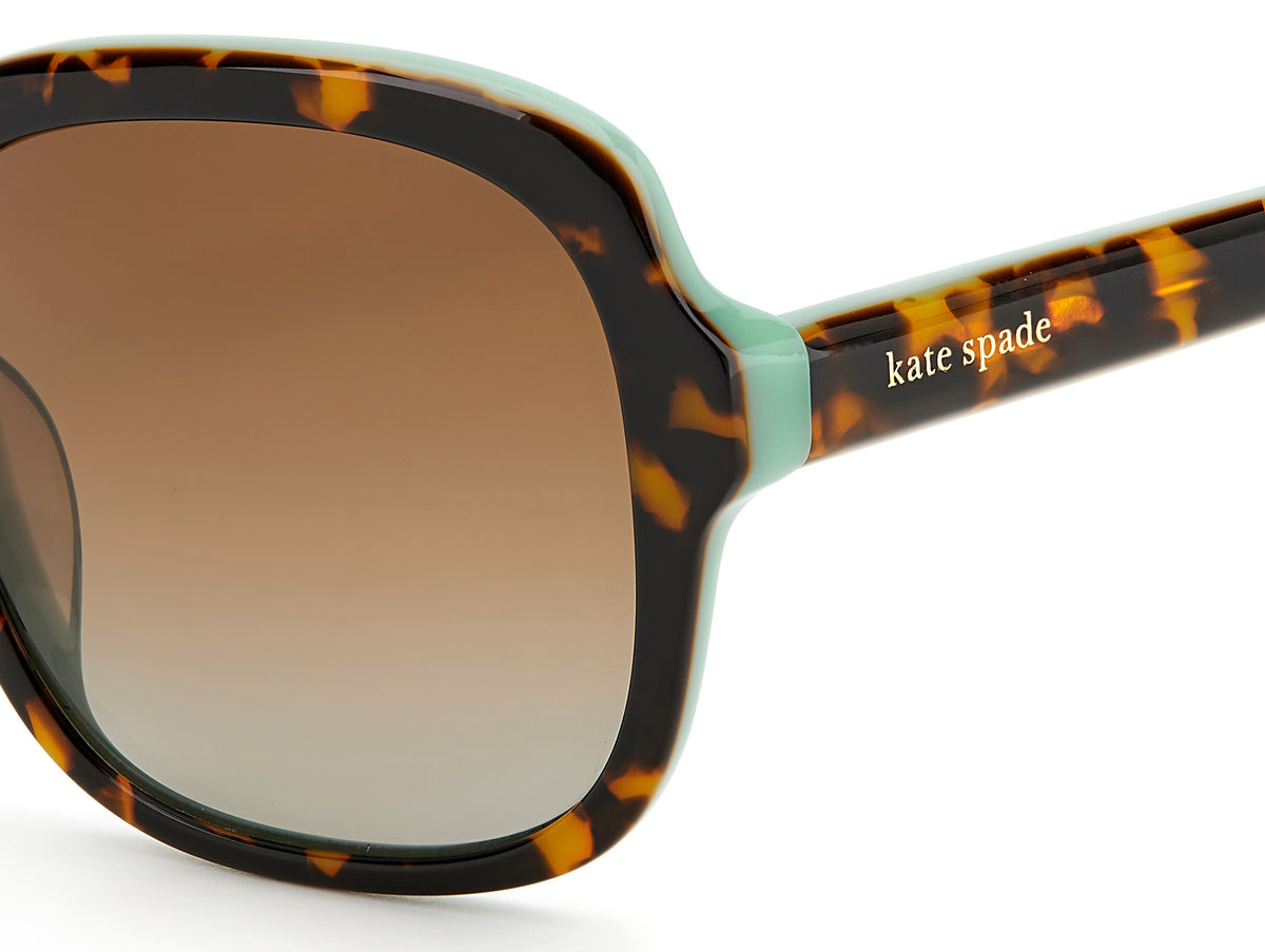 Kate Spade Babbette/G/S 204462 Havana/ Brown Shaded Polarized 55 / Plastic / Acetate