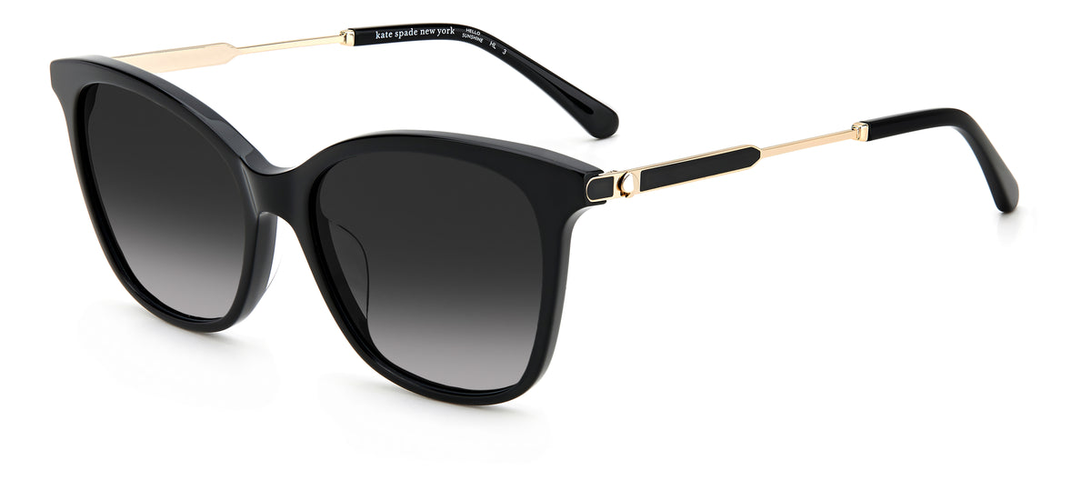 Kate Spade Dalila/S 204464 Black/ Dark Grey Shaded