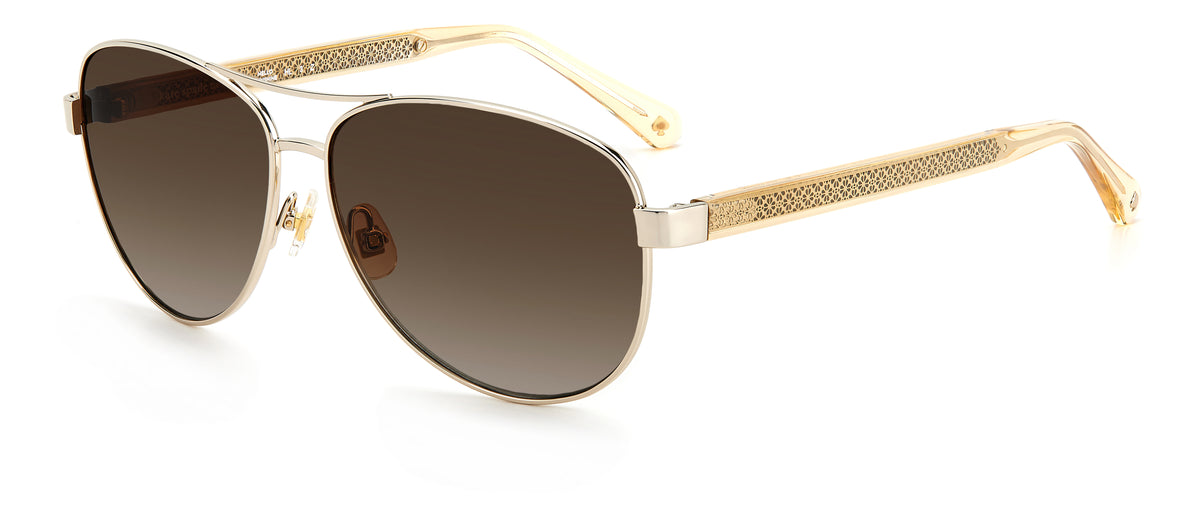 Kate Spade Fara/S 204466 Gold/ Brown Shaded Polarized