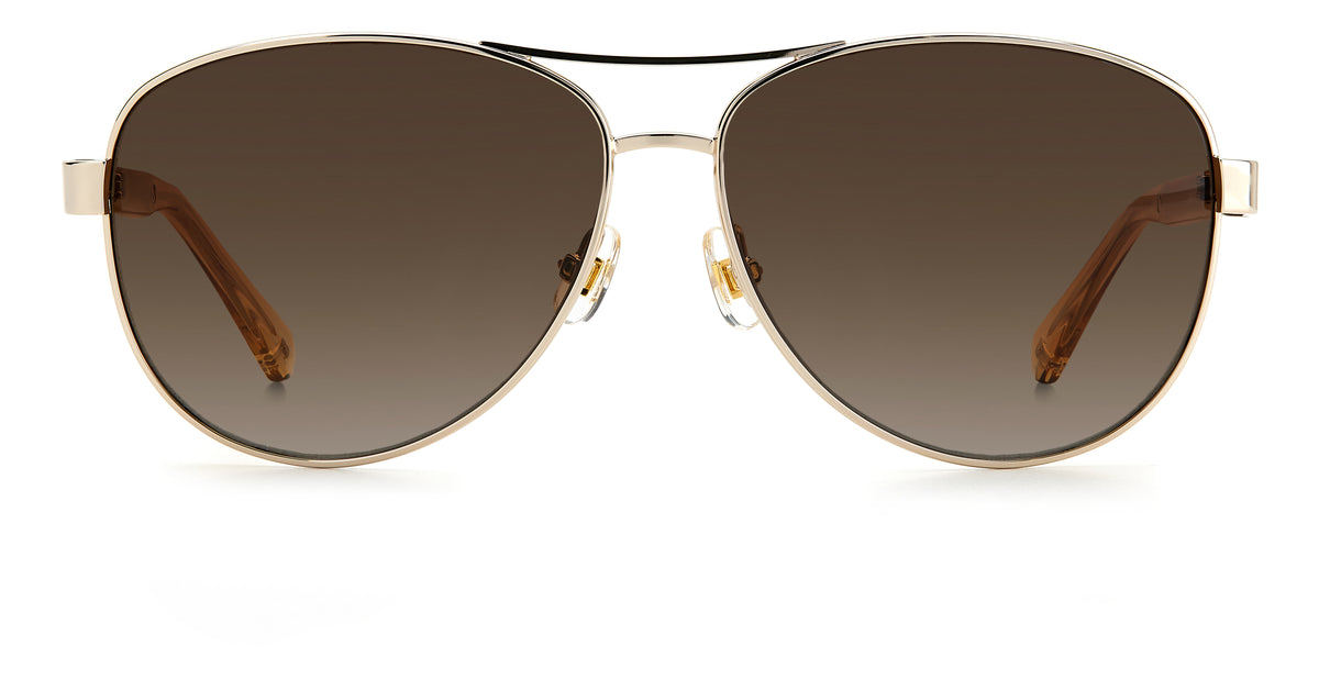 Kate Spade Fara/S 204466 Gold/ Brown Shaded Polarized